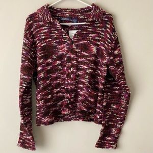 Wind River Confetti Zip-up Sweater Size Large Brand New with Tags